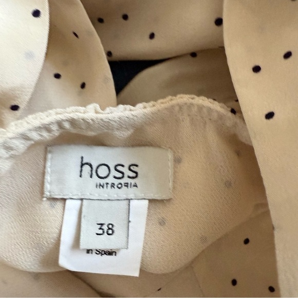 NWOT Hoss Intropia Marfil silk maxi open back dress, size 38/US6 - Picture 7 of 13